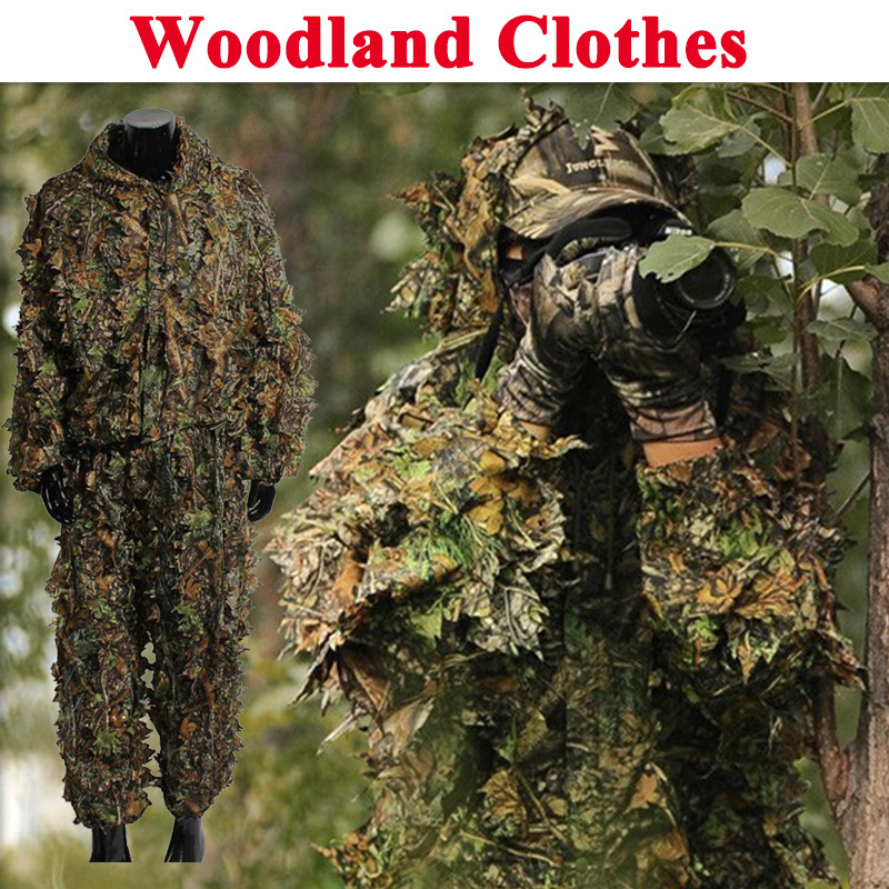 Hunting Outdoor Game - Tuta Ghillie 3D per Esterni con