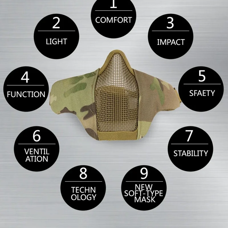 Maschera Tattica per Airsoft e - Camo Face Paint recensione e prezzo