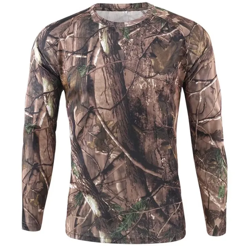 T-shirt da uomo a maniche lung - Outdoor Hunting Prints recensione e prezzo